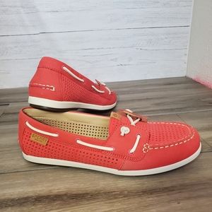 Sperry Coil Ivy Perf Leather Rose Boat ShoeNWOT